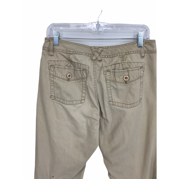 Aeropostale Khaki Bootcut Buttoned Pocket Pants - Picture 5 of 5